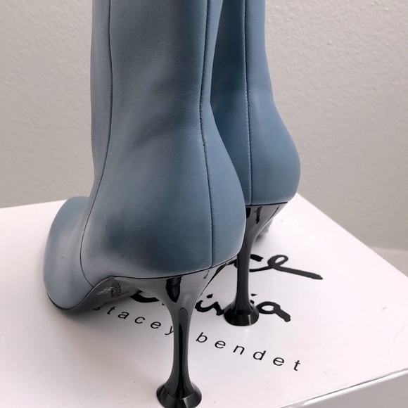 COPY - Sigerson Morrison Norman Light Blue Booties Sz 9M - Picture 5 of 5